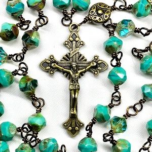 Catholic Five Decade Czech Beaded Rosary